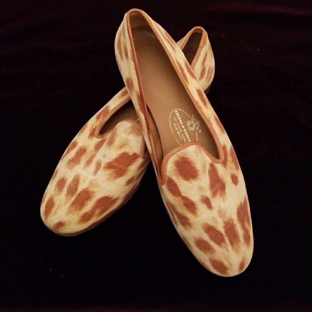 Stubbs & Wootton Leopard Print Slipper